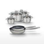 ELO Lot Poêles 24/28cm et Faitouts 14/16/20/24cm Elo Profi Therm Platinum