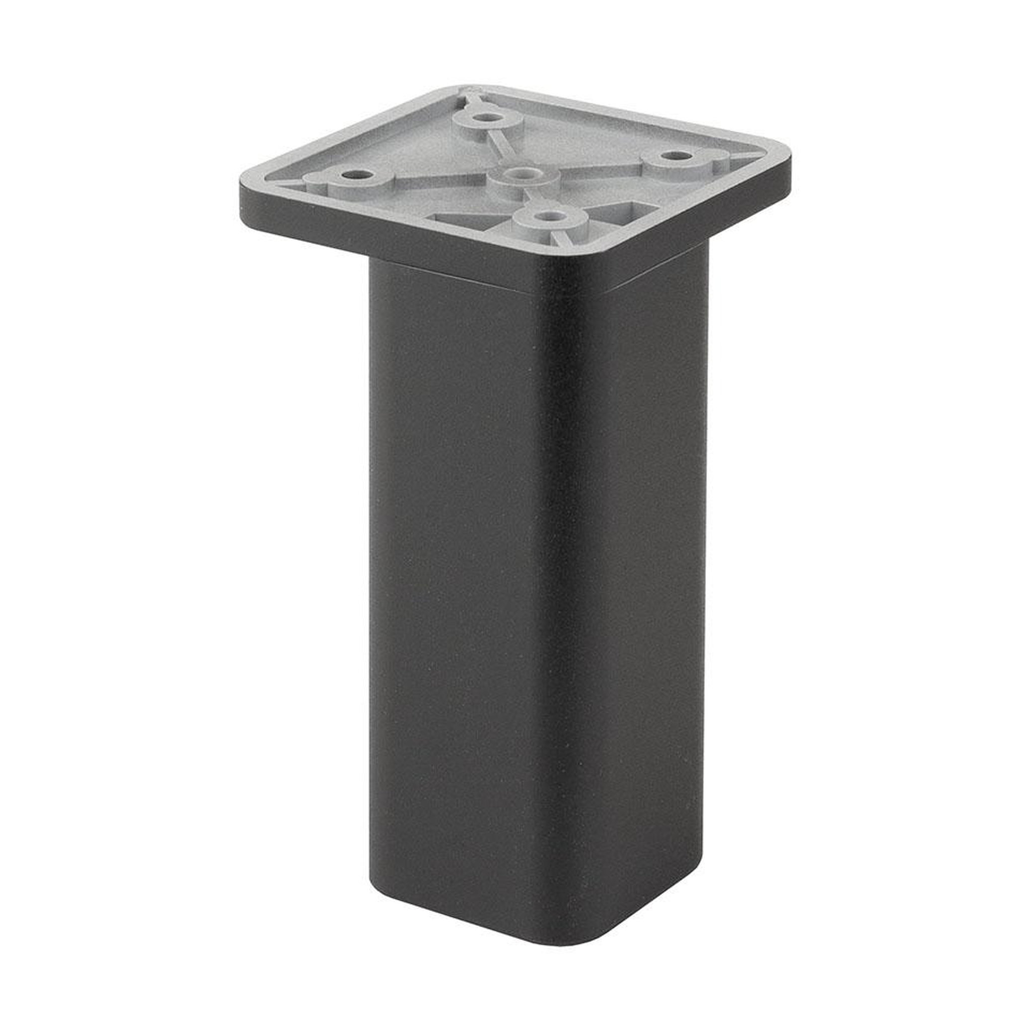 CENTRALE BRICO Pied de meuble fp005 100 mm réglable noir mat