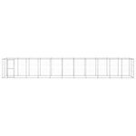VIDAXL Chenil exterieur Acier galvanise 26,62 m²