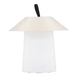 Paris Prix Lampe à Poser d'Extérieur LED  Rubu  26cm Beige