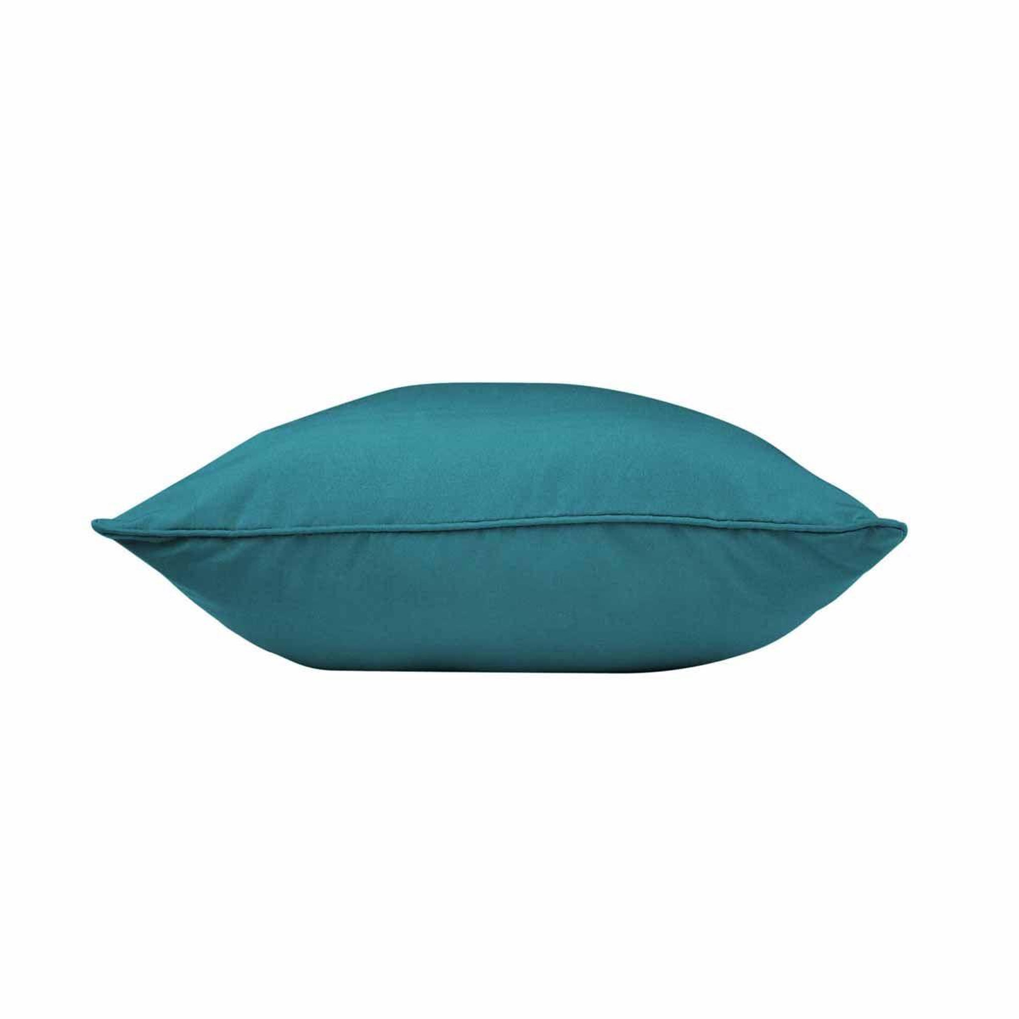 Voir la diapositive 2 : Douceur d'Intérieur Coussin déco  essentiel  40x40cm pétrole