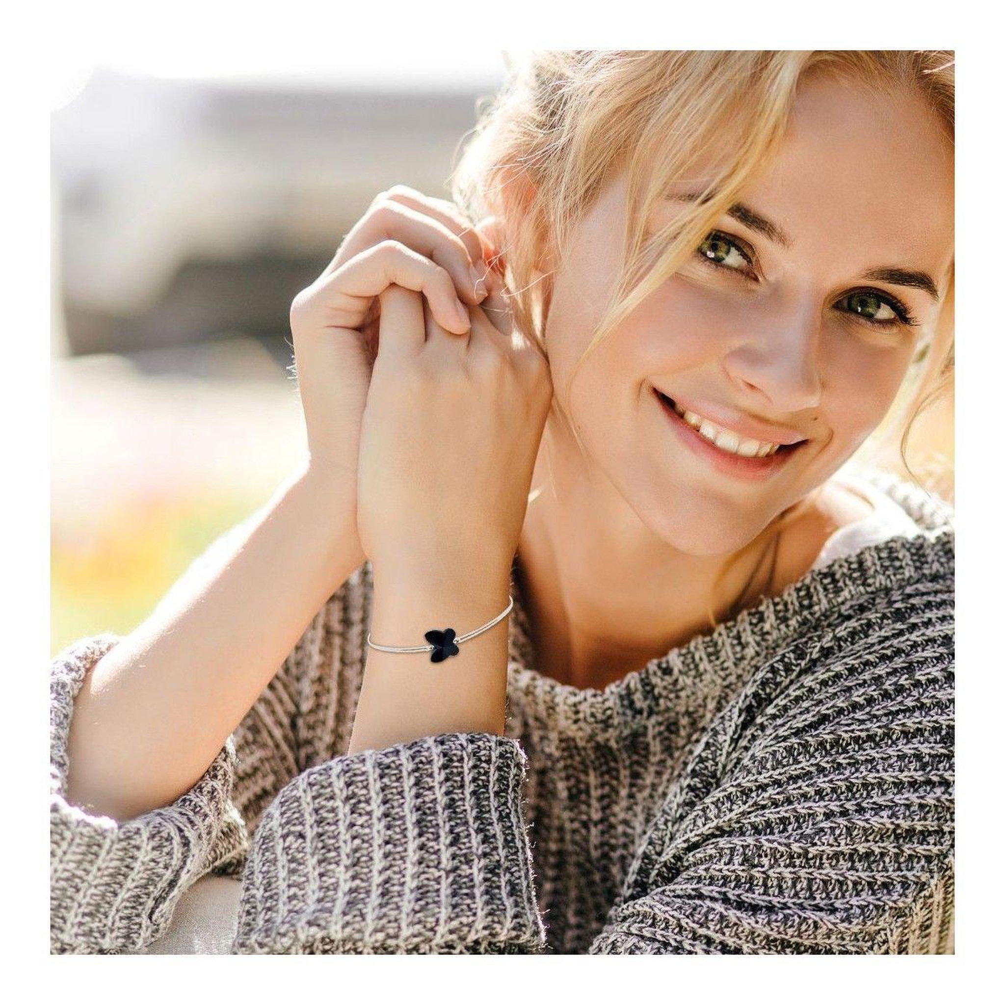 Voir la diapositive 2 : SC CRYSTAL Bracelet papillon par SC Crystal®