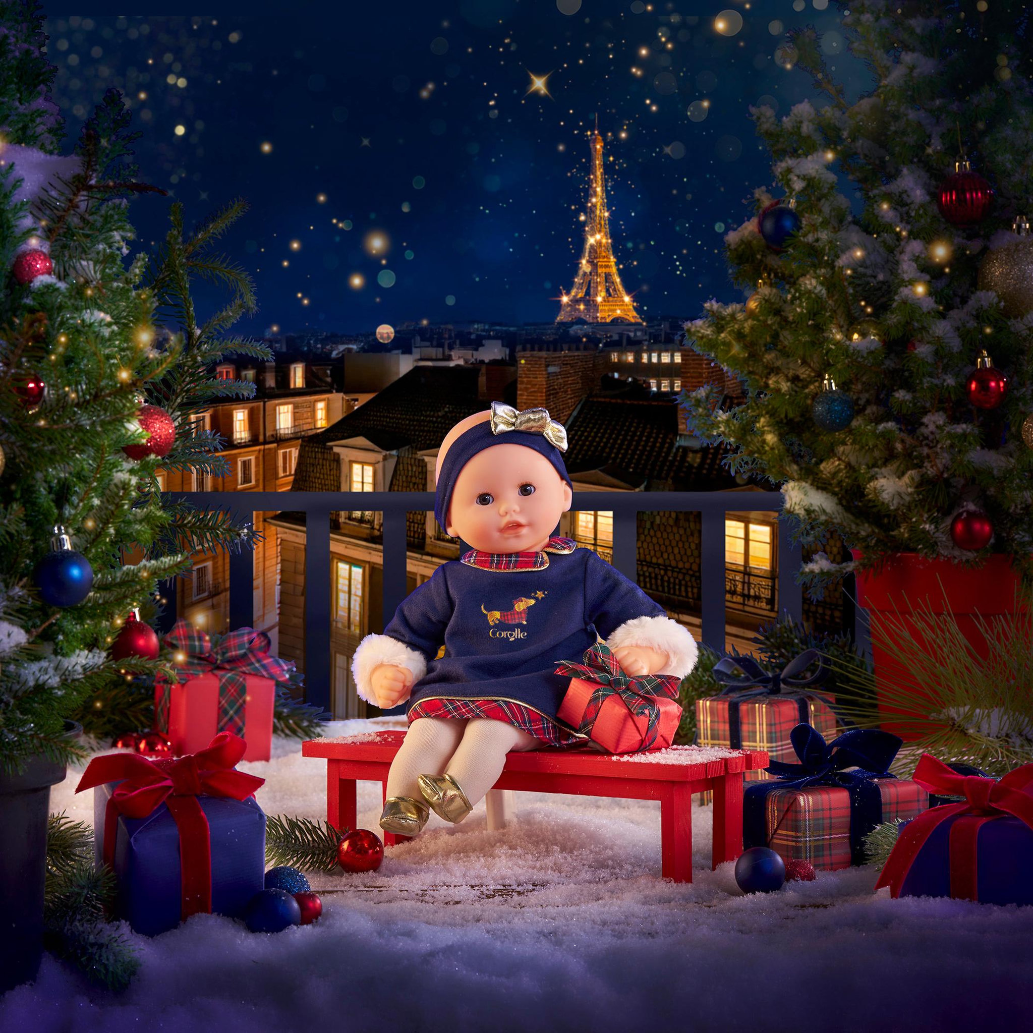 Voir la diapositive 3 : Corolle Poupon Bébé Calin Margaux Corolle en Fêtes