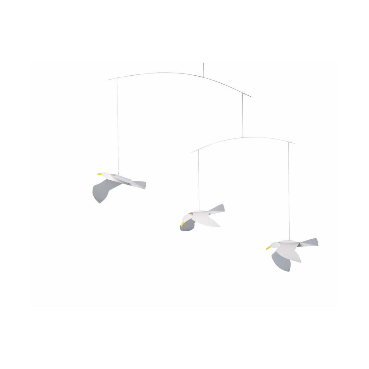 Flensted Soaring Seagulls