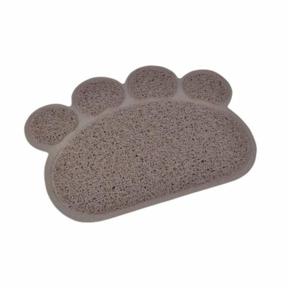 Paris Prix Tapis Repas pour Chien & Chat  Pattes  40cm Taupe