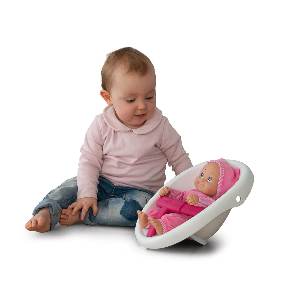 SMOBY Trotteur poussette pour poupée 3 en 1 Minikiss