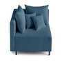 Voir la diapositive 1 : LISA DESIGN Edinburg - module d'assise d'angle gauche - en velours côtelé