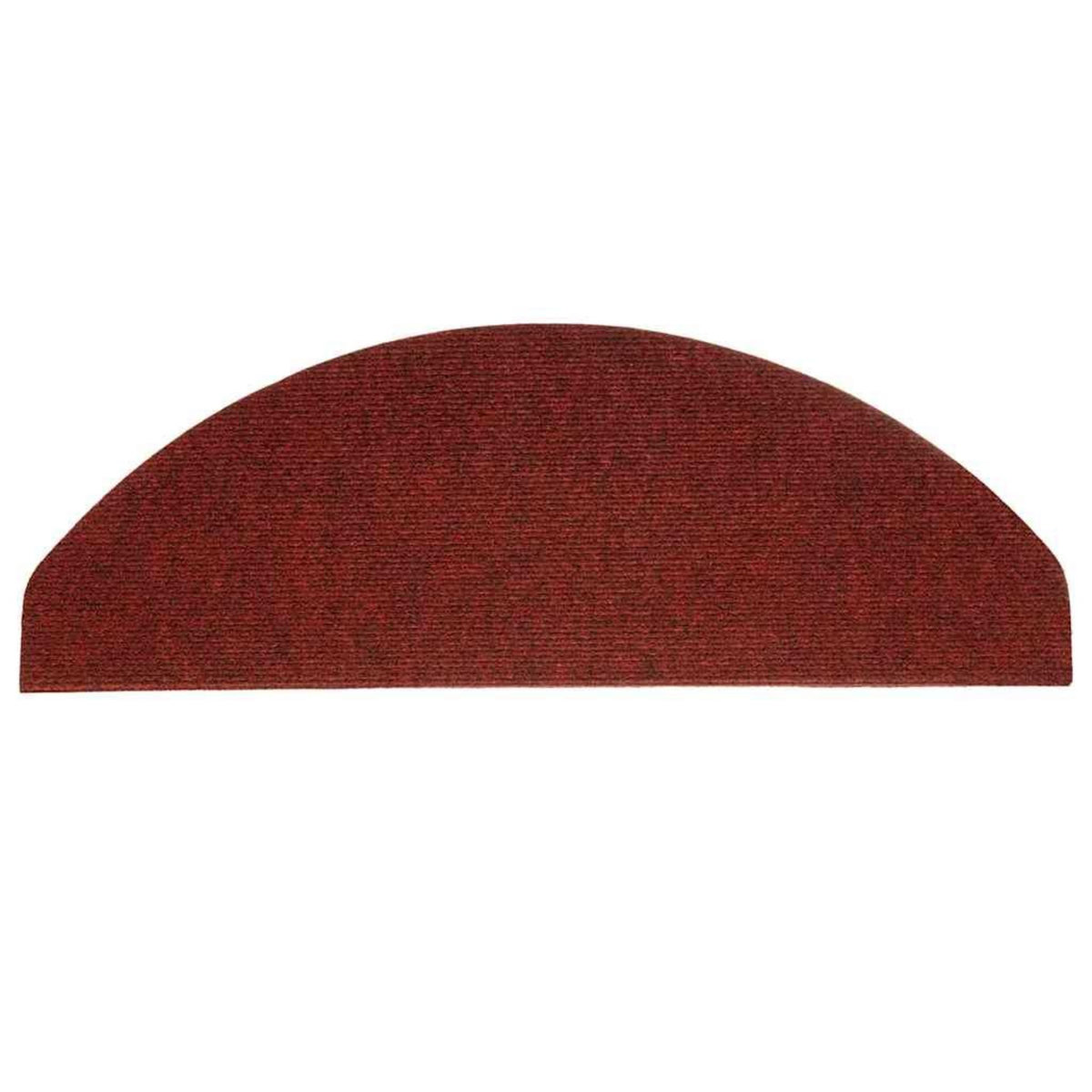 VIDAXL Tapis d'escalier auto-adhesifs 30 pcs rouge 65x22,5x3,5 cm