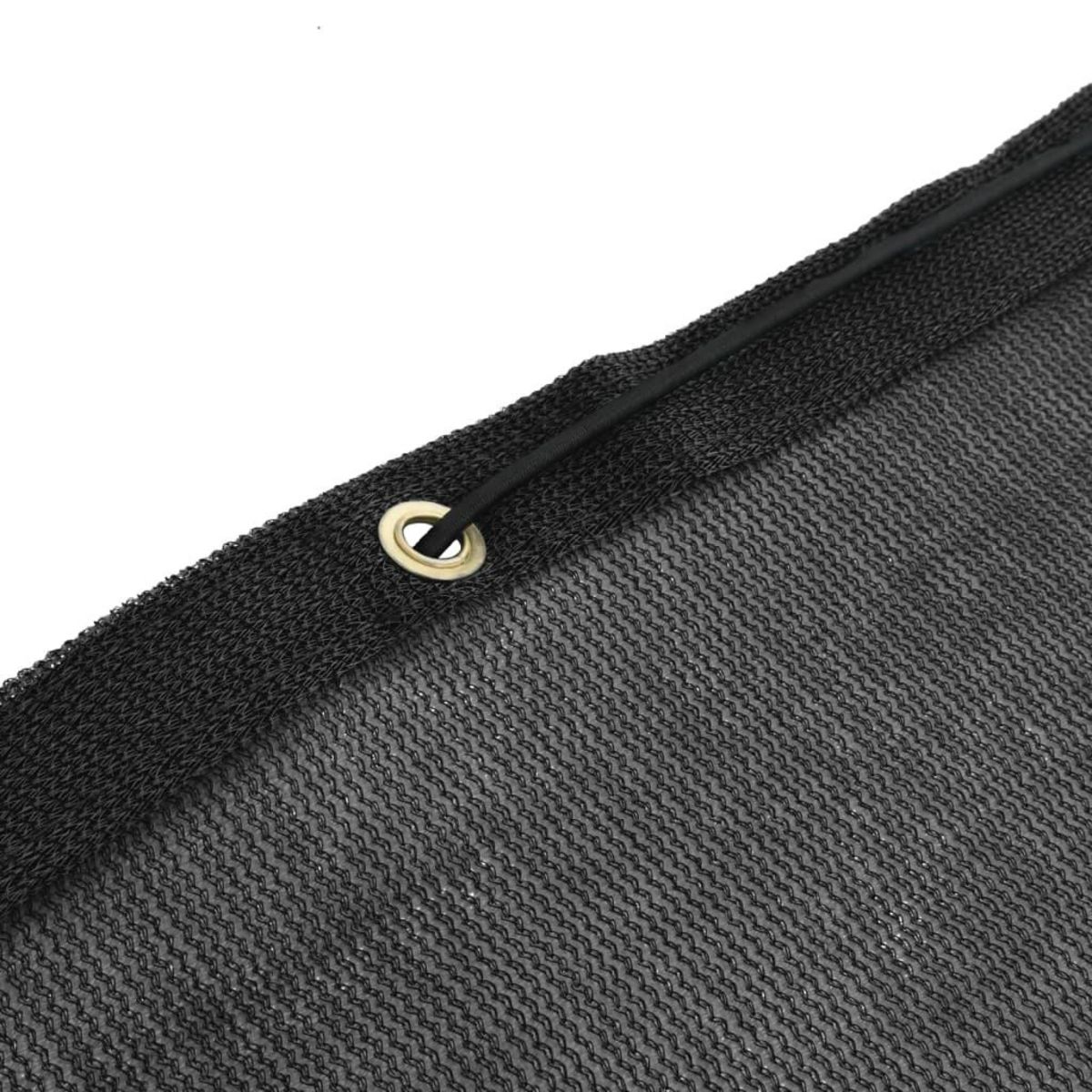 VIDAXL Filet pour remorque PEHD 1,5 x 2,2 m Noir