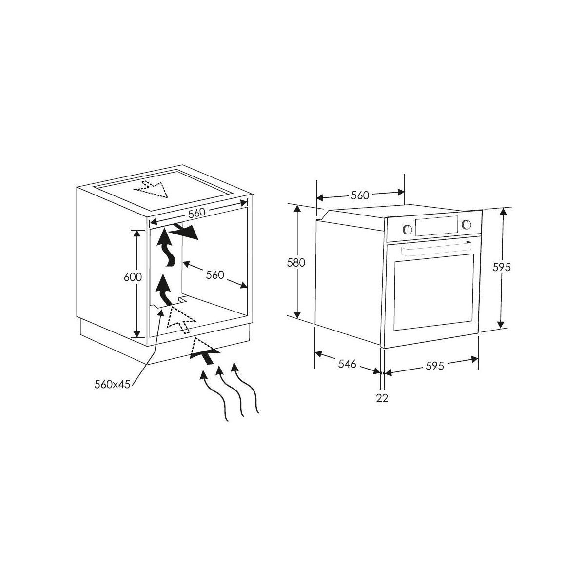 Rosieres Four encastrable RFZP6977IN