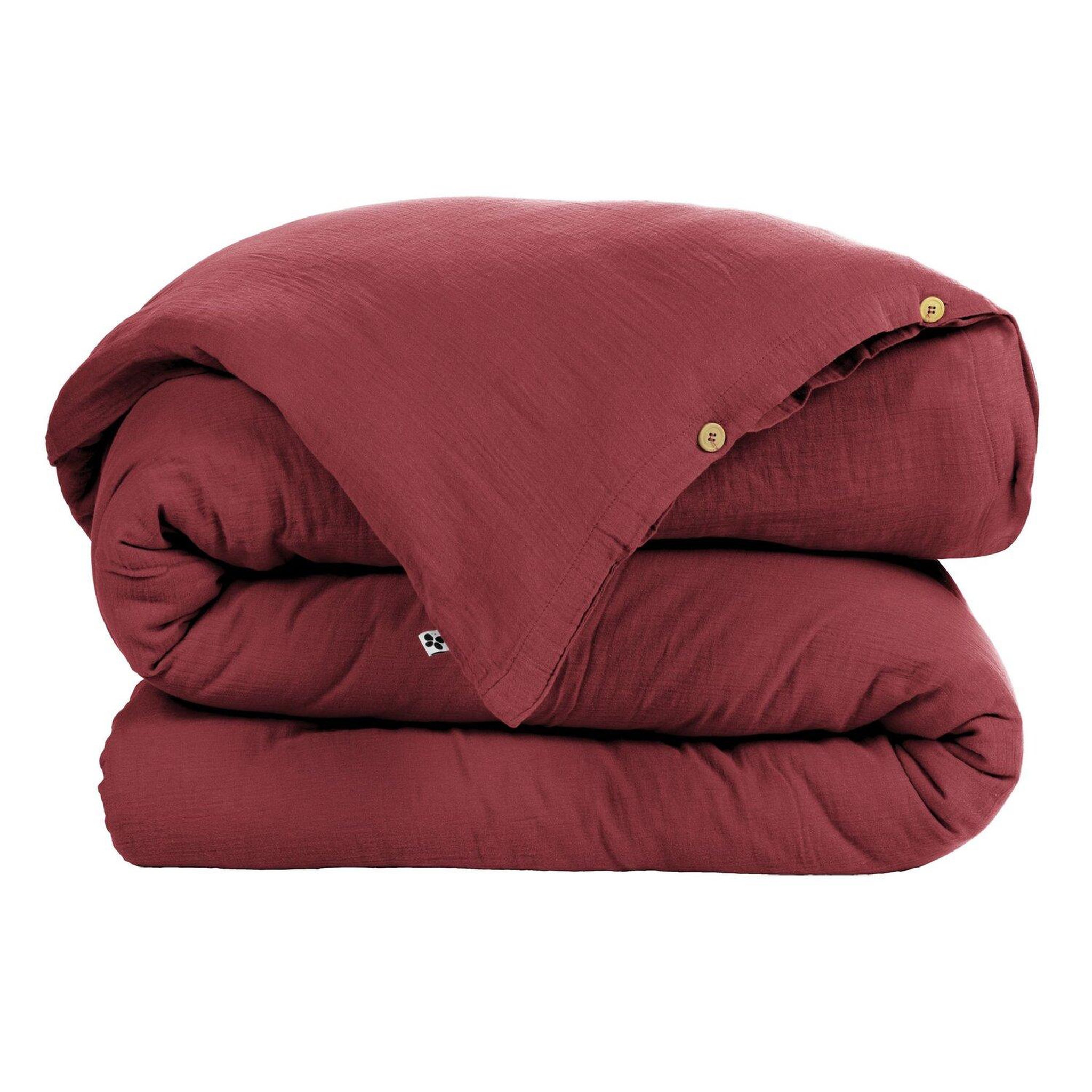 Voir la diapositive 1 : Home collection Housse de couette 100% gaze de coton