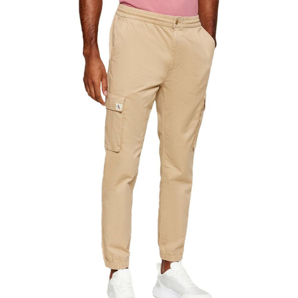 CALVIN KLEIN JEANS Pantalon Cargo Beige Homme Calvin Klein Jeans Skinny Comfort Cotto