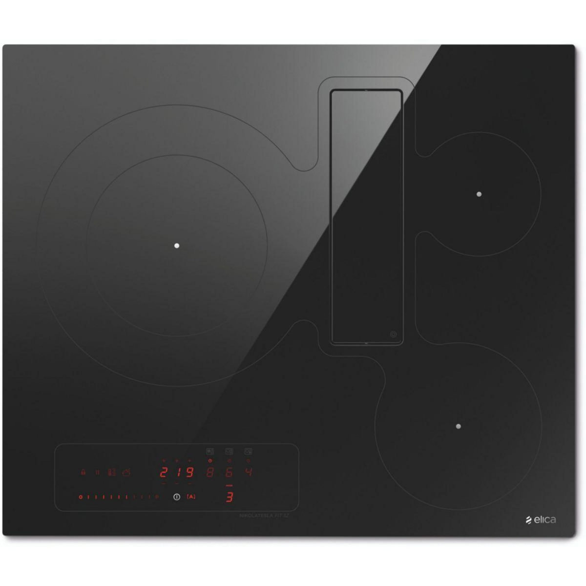 ELICA Plaque induction aspirante NIKOLATESLA FIT 3Z PRO 60 recyclage