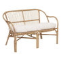 Voir la diapositive 1 : ATMOSPHERA Banc 2 Places en Rotin  Neta  110cm Naturel & Blanc