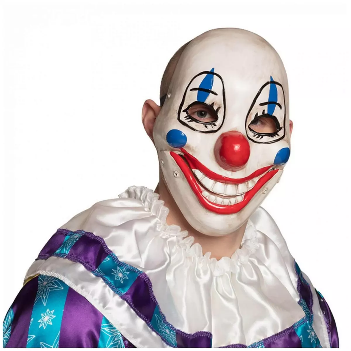 Boland Masque visage PVC Scary clown - Adulte