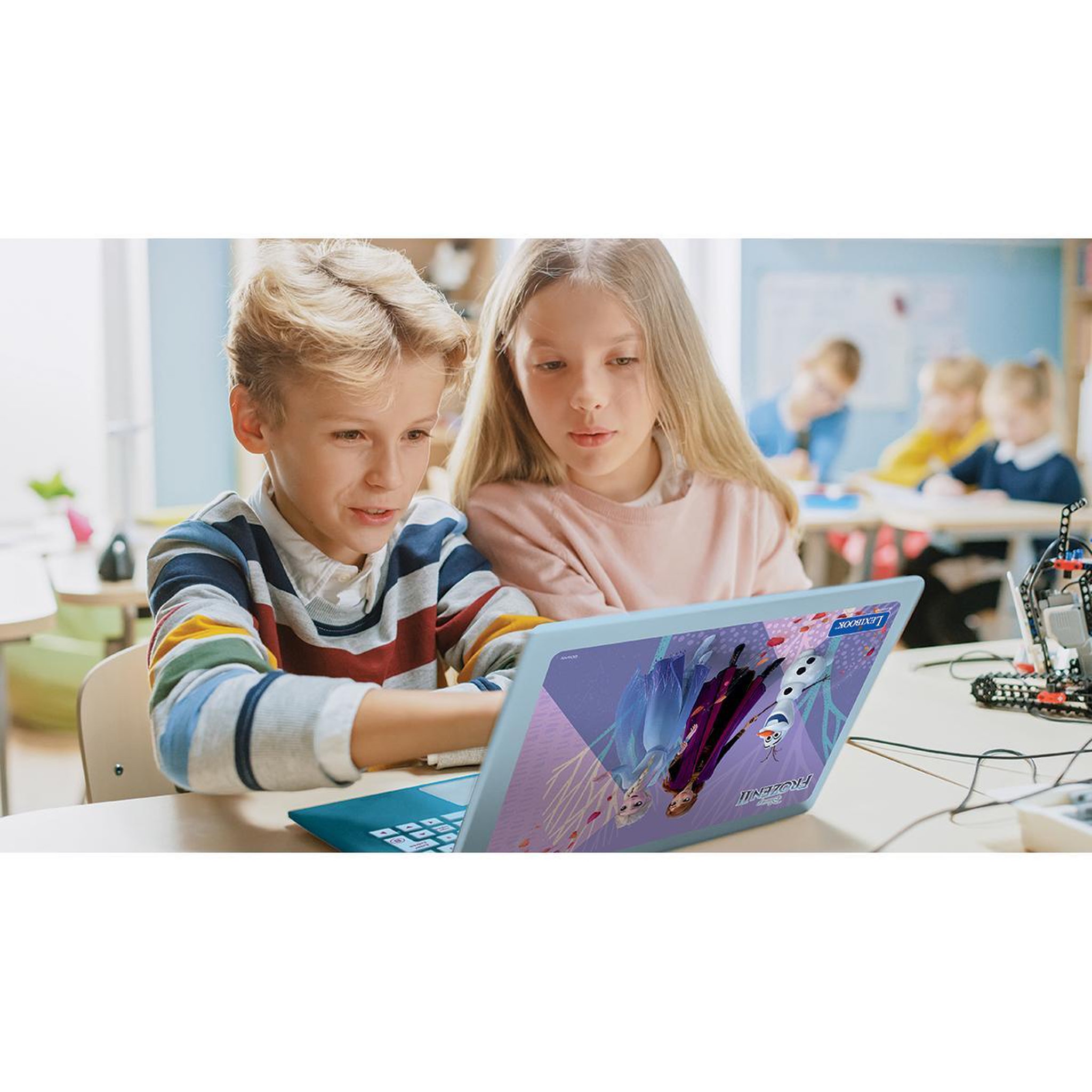 Voir la diapositive 4 : Lexibook Ordinateur éducatif couleur bilingue Reine des Neiges (FR/EN)