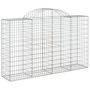 Voir la diapositive 3 : VIDAXL Paniers a gabions arques 50 pcs 200x50x120/140 cm Fer galvanise