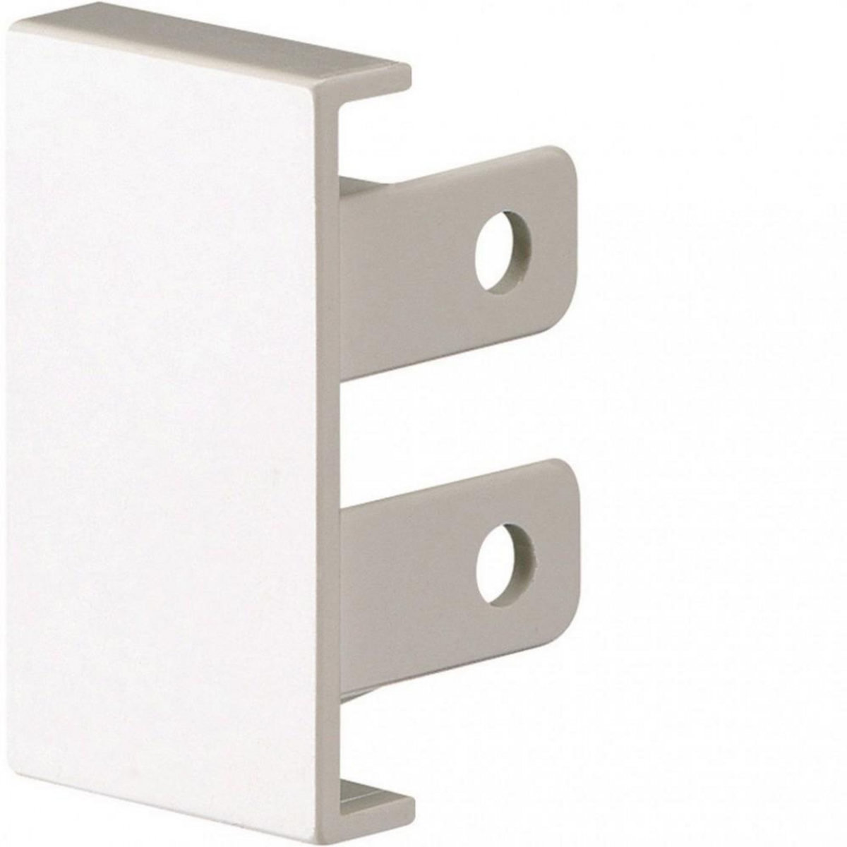 CENTRALE BRICO Lot de 2 embouts blanc pour moulure, H. 4.3 x P.2.8 cm