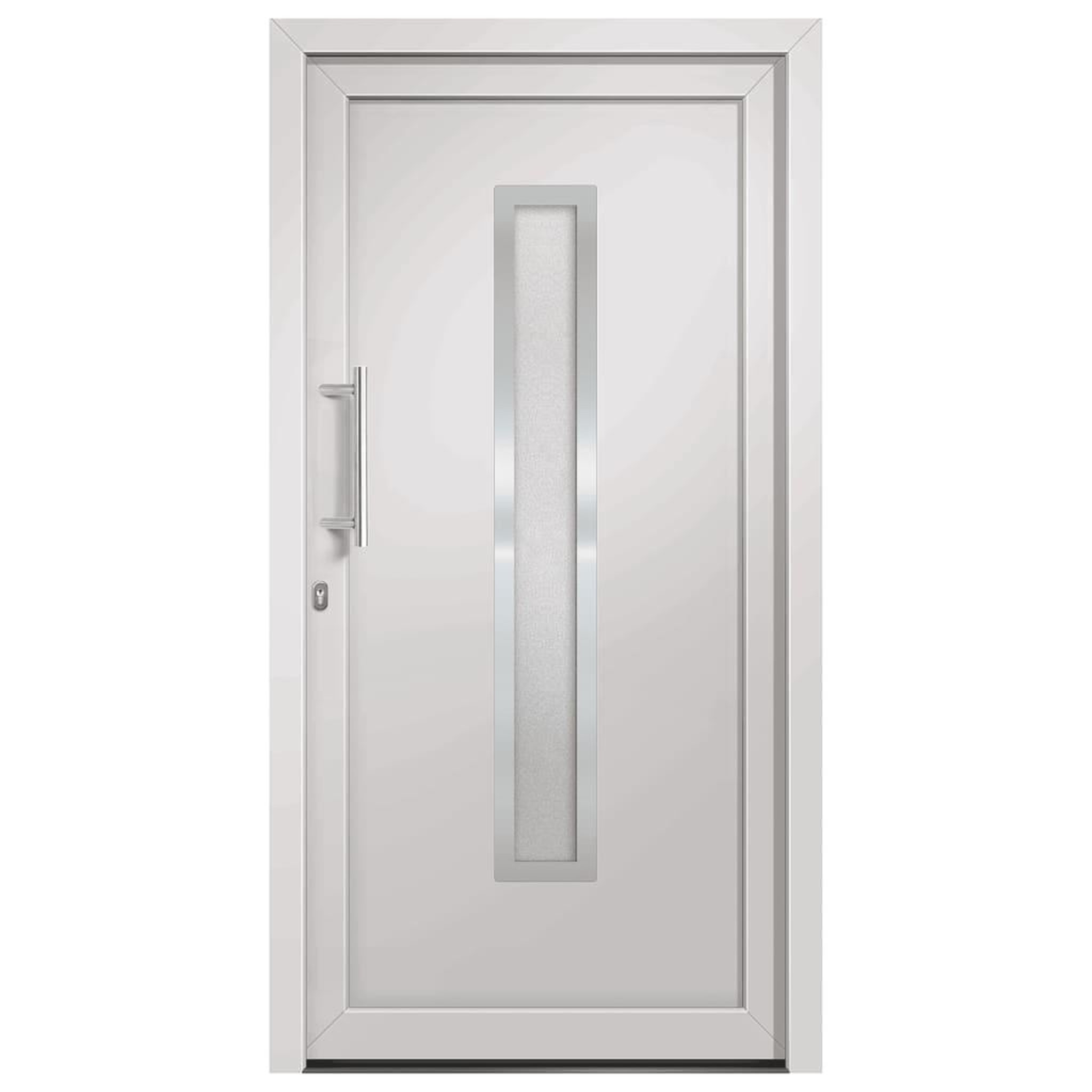Voir la diapositive 3 : VIDAXL Porte d'entree Blanc 98x208 cm