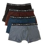 DIM X4 Boxers /Bleu/Bordeaux Homme DIM D6596. Coloris disponibles : Noir