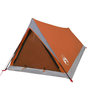 Voir la diapositive 4 : VIDAXL Tente de camping 2 personnes gris et orange impermeable