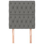 Voir la diapositive 3 : VIDAXL Tetes de lit 2 pcs Gris fonce 80x7x78/88 cm Tissu