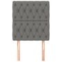 Voir la diapositive 3 : VIDAXL Tetes de lit 2 pcs Gris fonce 80x7x78/88 cm Tissu