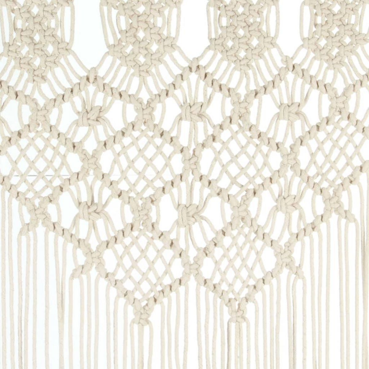 VIDAXL Rideau en macrame 140x240 cm Coton
