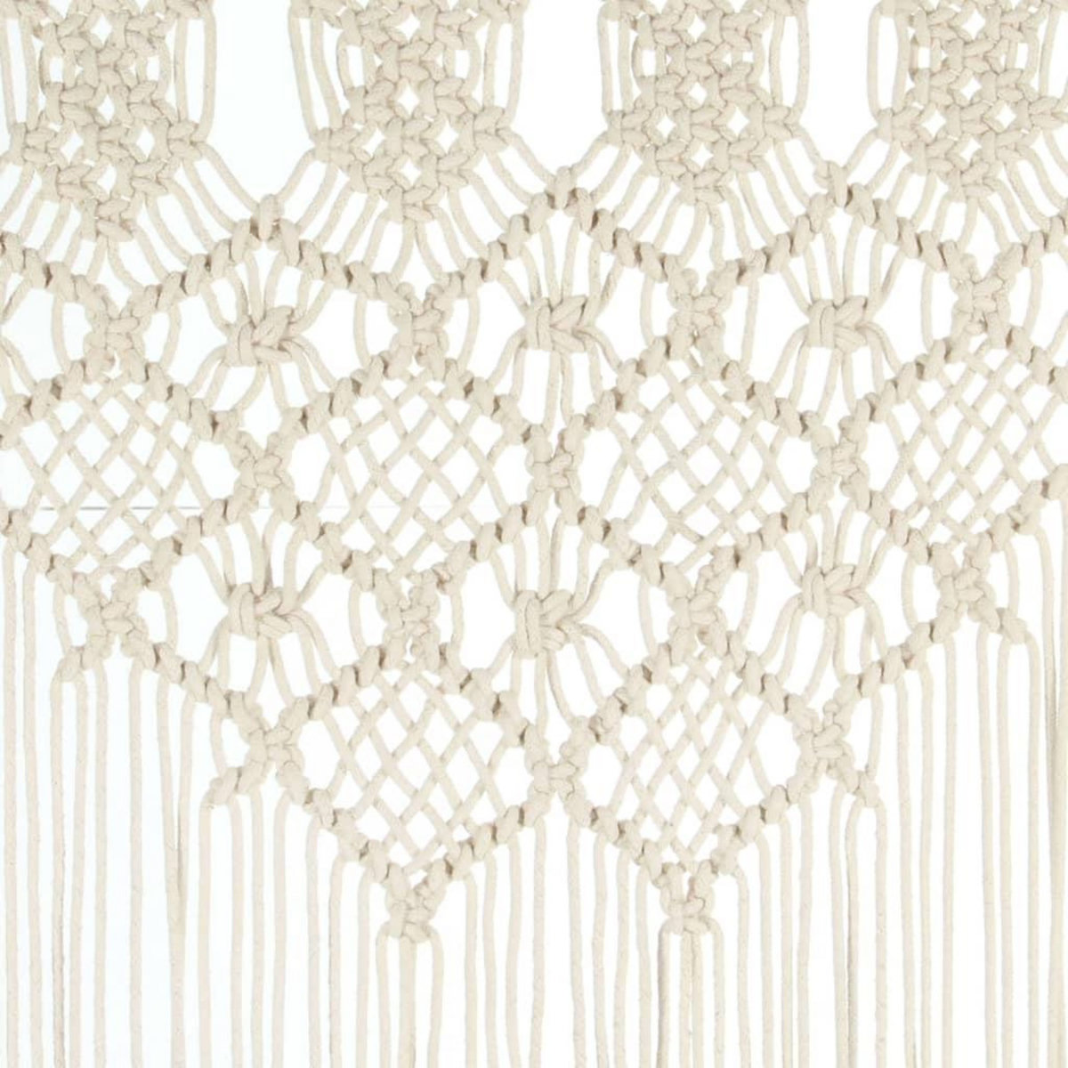 VIDAXL Rideau en macrame 140x240 cm Coton