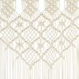 Voir la diapositive 4 : VIDAXL Rideau en macrame 140x240 cm Coton