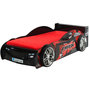 Voir la diapositive 1 : Lit enfant en forme de voiture de course avec sommier 90x200 SPEED