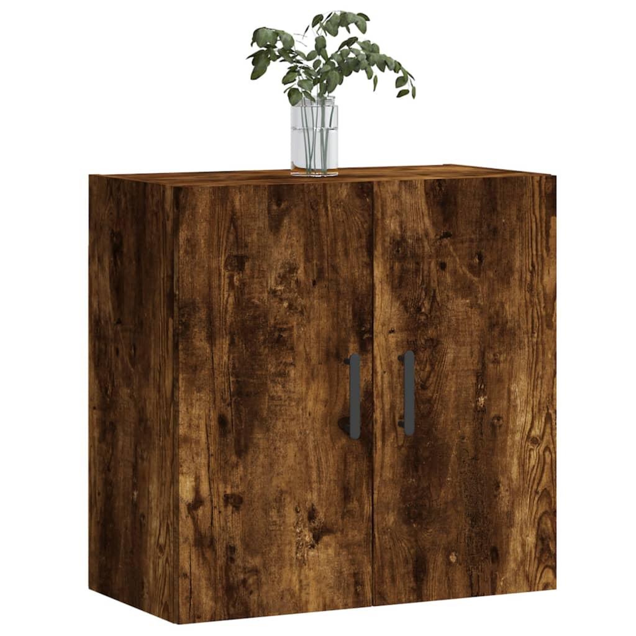 Voir la diapositive 3 : VIDAXL Armoire murale chene fume 60x31x60 cm bois d'ingenierie