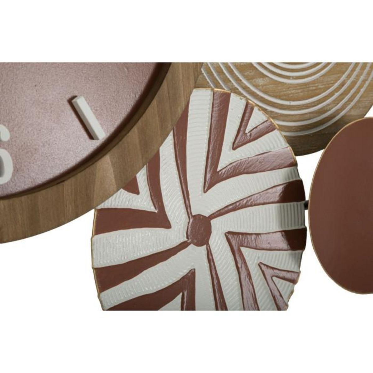 Paris Prix Horloge Murale en Métal  Etnic  127cm Multicolore