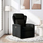 Voir la diapositive 2 : VIDAXL Fauteuil inclinable Noir Tissu