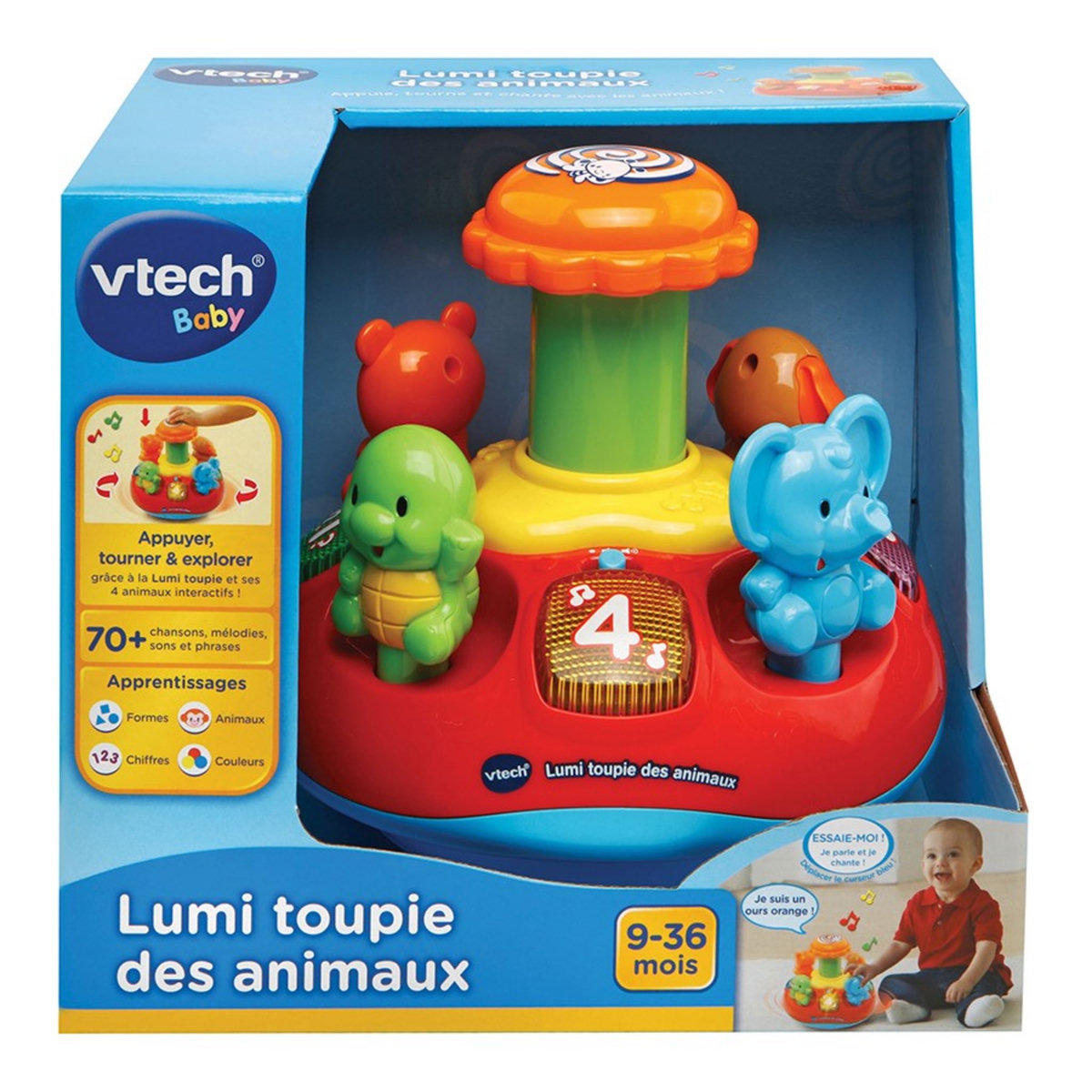 VTECH Lumi toupie des animaux - Dès 9 mois