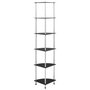 Voir la diapositive 4 : VIDAXL Etagere a 6 niveaux Noir 30x30x160 cm Verre trempe