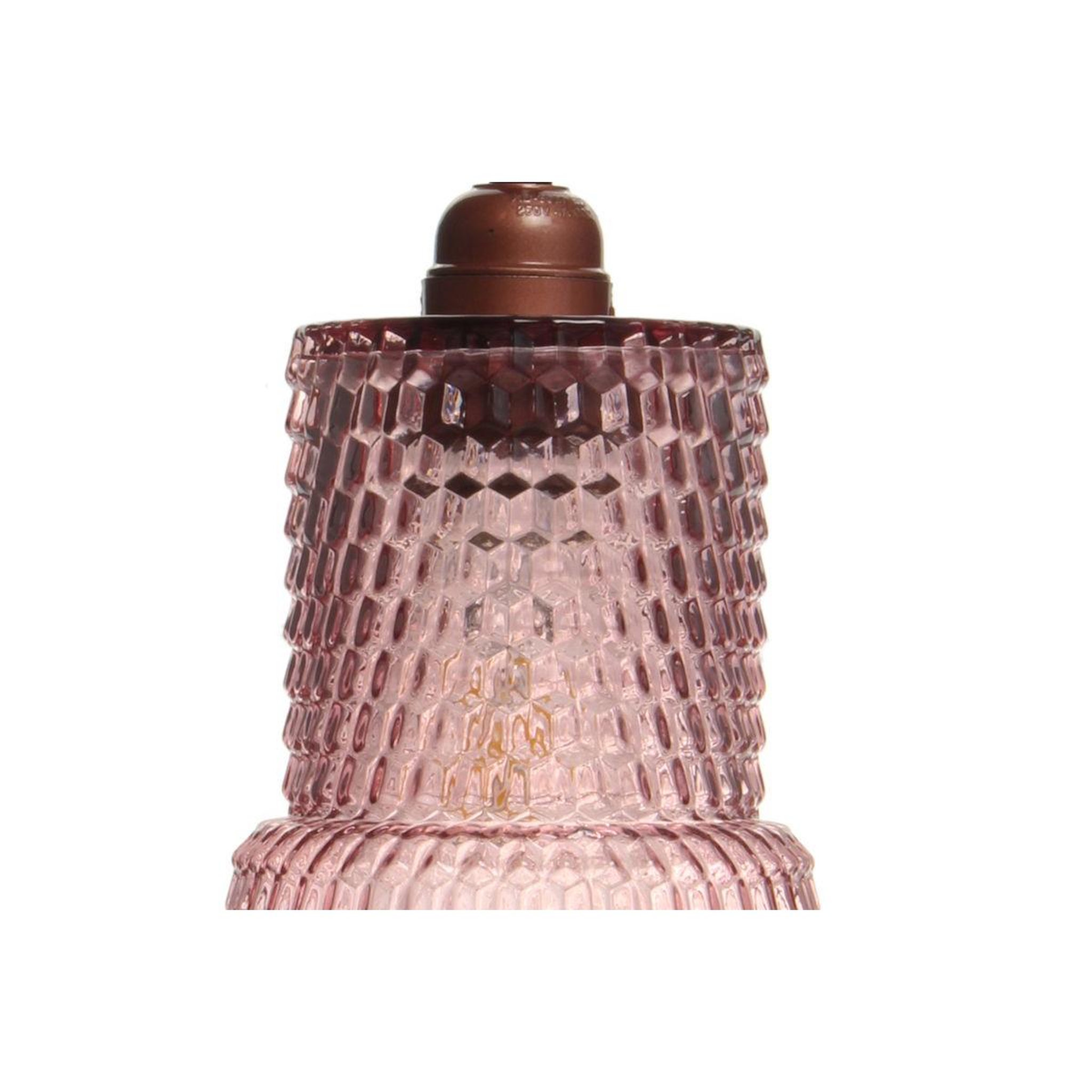 Voir la diapositive 3 : Paris Prix Lampe suspension en verre  rosi  35cm violet