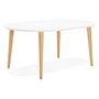 Voir la diapositive 4 : Paris Prix Table de Repas Extensible  Jane  120-220cm Blanc