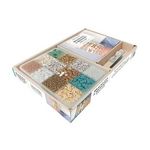 BRACELETS A MESSAGES WHITE & GOLD. COFFRET AVEC UNE PINCE BRUCELLE POUR ATTRAPER VOS PERLES ET 3,50 M DE FIL NYLON POUR REALISER VOS BRACELETS, Dessain et Tolra