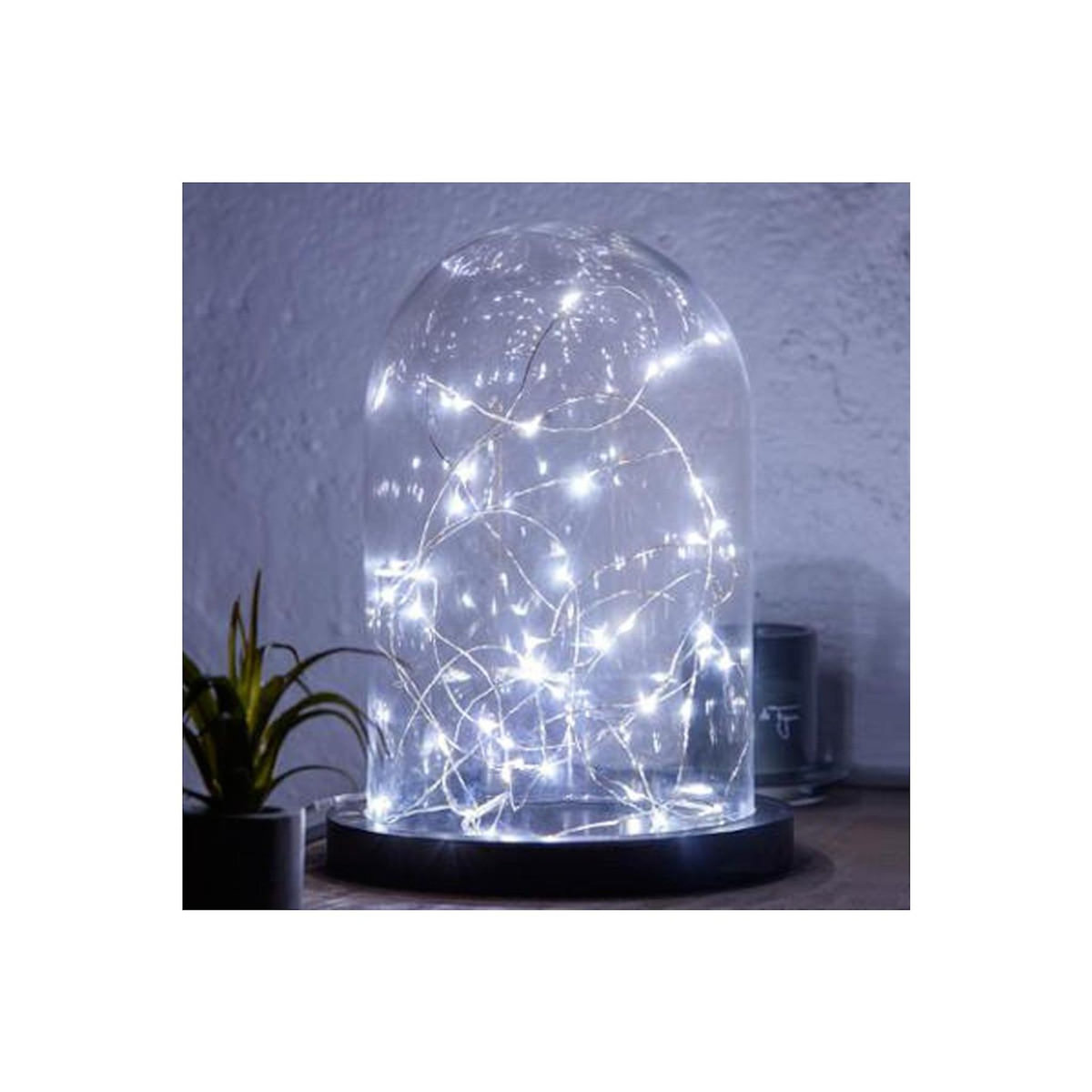 ATMOSPHERA Guirlande Lumineuse  40 Led Blanc  395cm Chrome