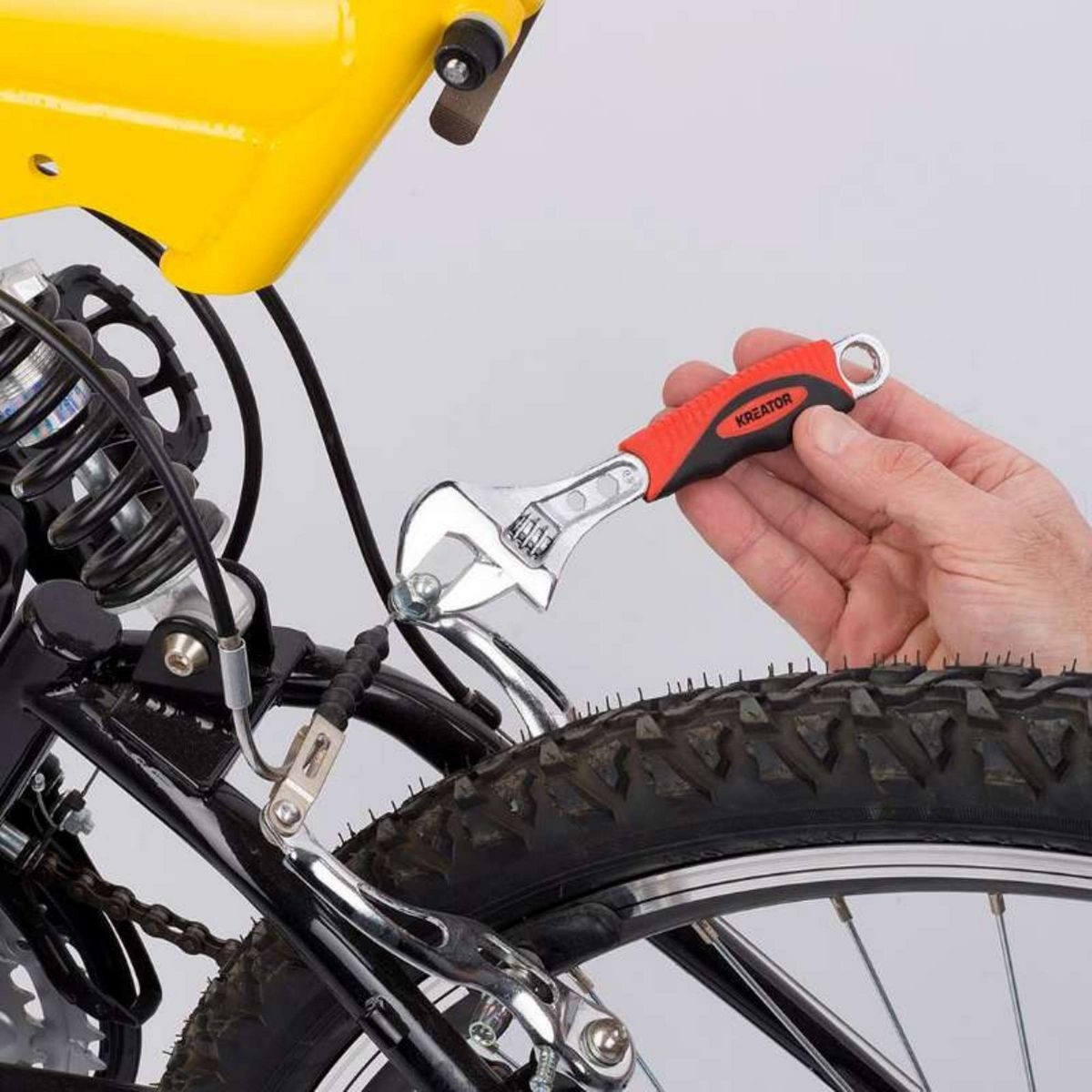  Clé à molette CR-V poignée grip Kreator 250 mm