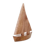 ATMOSPHERA Bateau Déco en Bois  Océa  33cm Marron