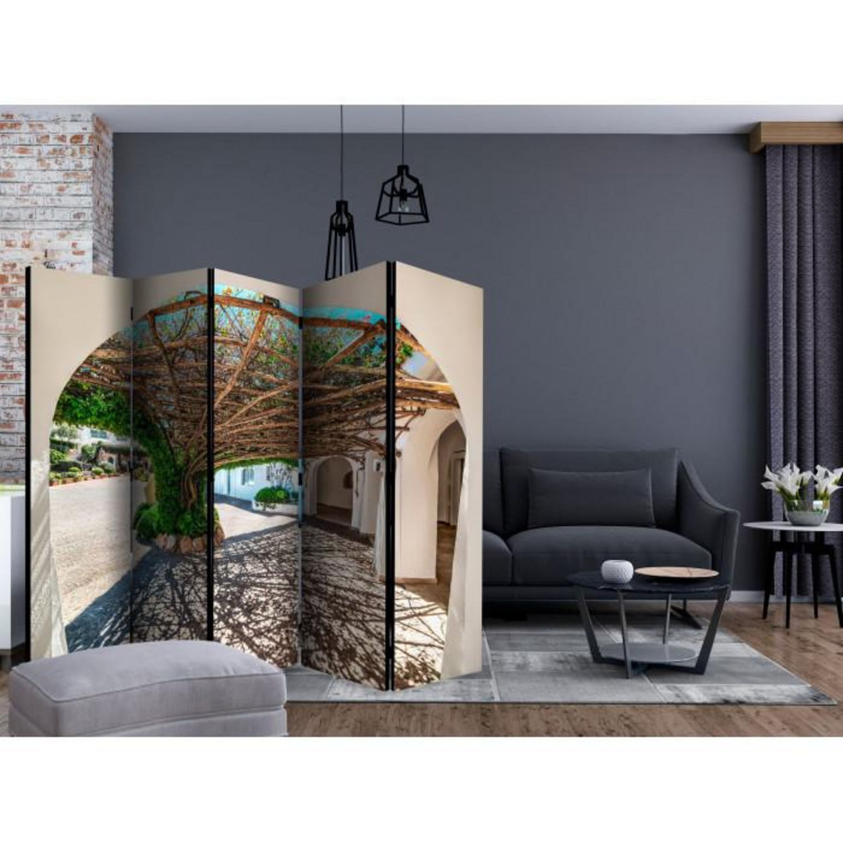 Paris Prix Paravent 5 Volets  The Arbour of Trees Poltu Quatu Italy  172x225cm