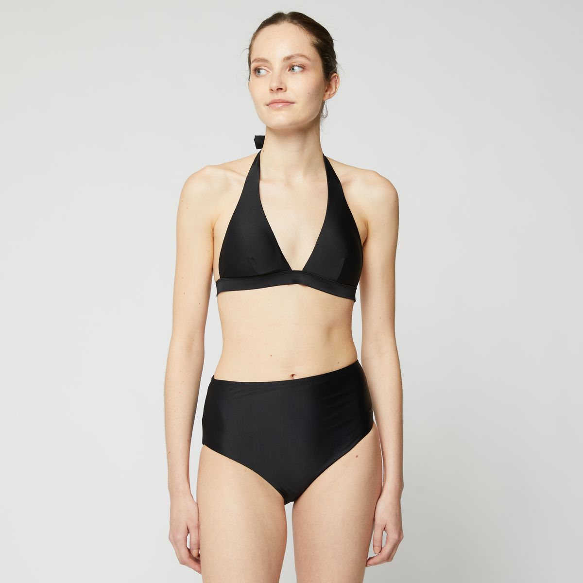 INEXTENSO Bas de maillot de bain noir femme 