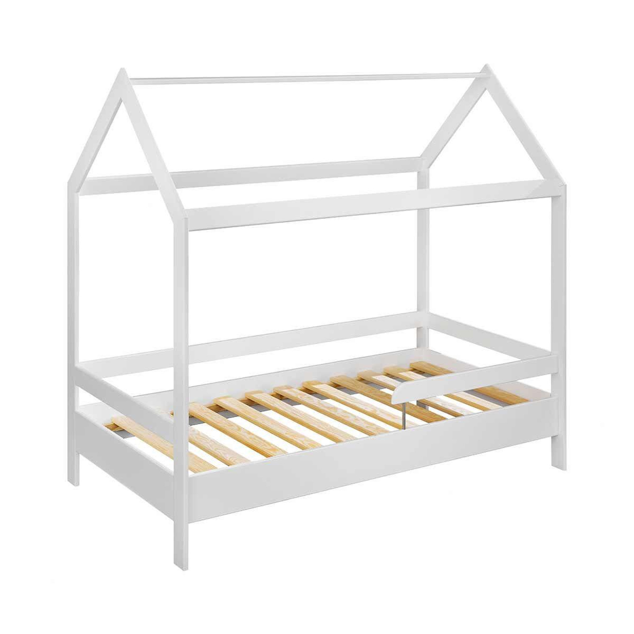 Paris Prix Lit Cabane Enfant  Tymmi House  80x160cm Blanc Mat