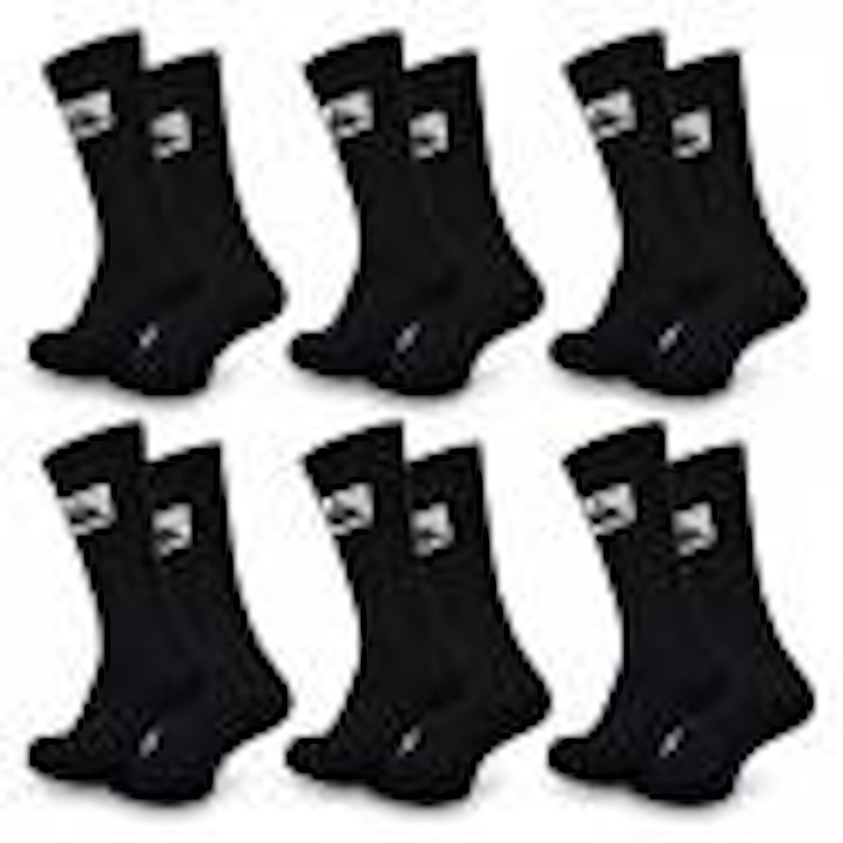 QUIKSILVER Quiksilver Pack de Chaussettes Enfant Crew – Lot 6 Paires Sport Cushioned
