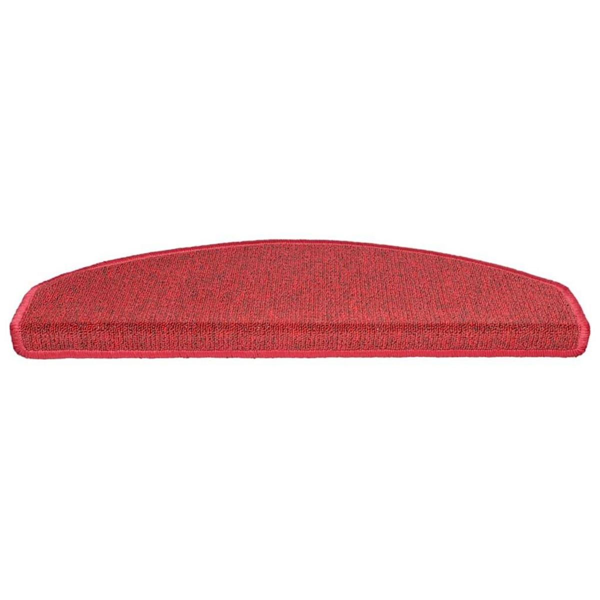 VIDAXL Tapis d'escalier 30 pcs rouge bordeaux 65x24x4 cm