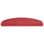 Voir la diapositive 3 : VIDAXL Tapis d'escalier 30 pcs rouge bordeaux 65x24x4 cm
