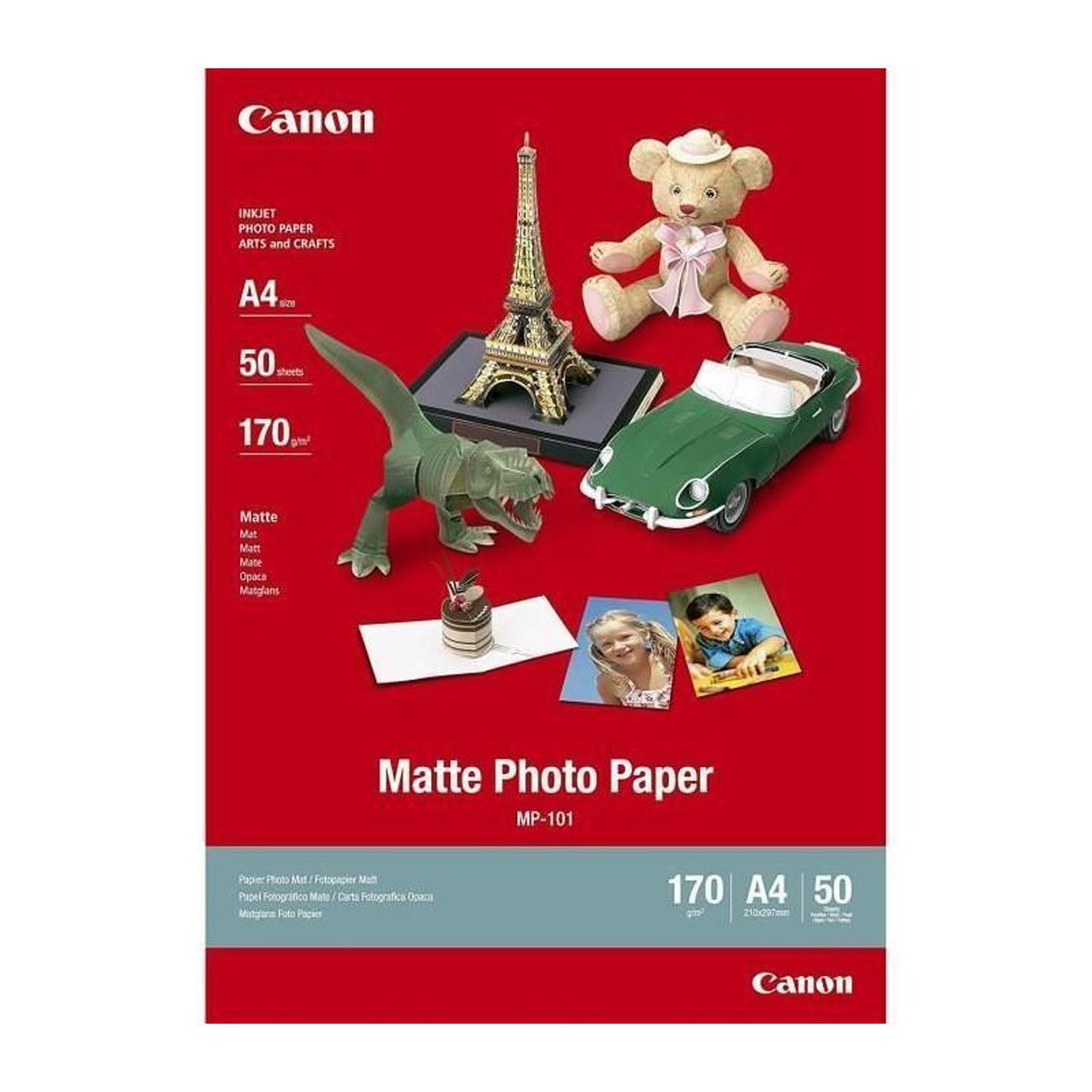 Canon CANON Pack de 1  Papier photo matte 170g/m2 - MP-101 -  -  A4 - 50 feuilles