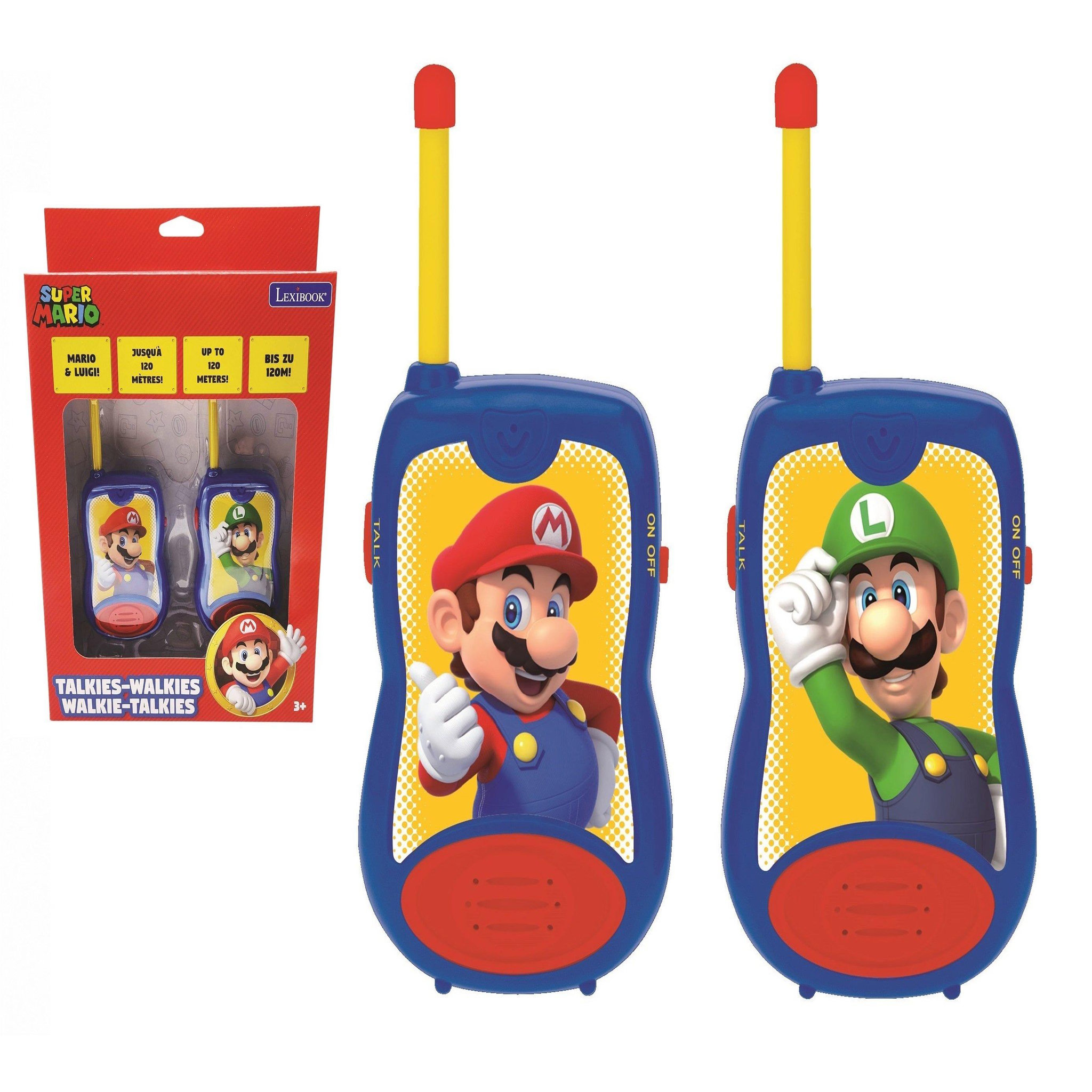 Voir la diapositive 2 : Lexibook Talkies-Walkies Super Mario portée 200m